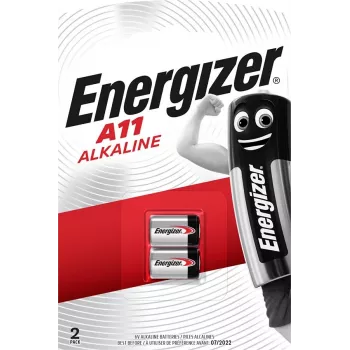 Batteria monouso al litio cilindrica Energizer A11/E11A 6V 2 pz. — argento, blister
