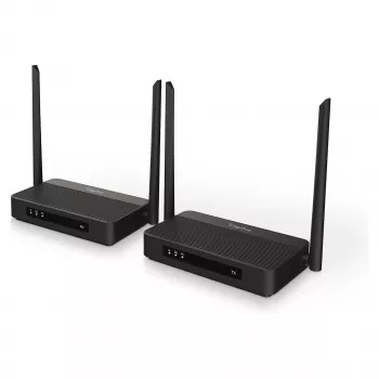 Set extender HDMI KVM wireless DIGITUS DS-55360 – trasmettitore e ricevitore, wireless, 100 m, 4K/60 Hz, HDMI, USB-A/USB-C