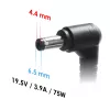 Alimentatore per notebook Akyga AK-ND-19 per Sony, 75 W, 19,5 V, 3,9 A, 6,5 x 4,4 mm + pin