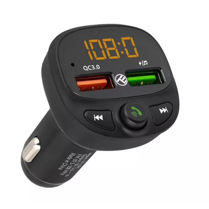 Tellur FMT-B7 Trasmettitore FM Bluetooth, nero