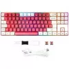 Tastiera gaming meccanica GAMIAC TKL90G con switch Kailh Red, tenkeyless, bianco/rosso