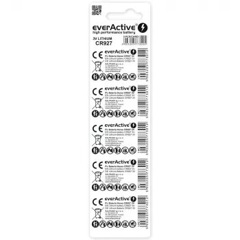 Pila a bottone al litio everActive CR927 3V, 30 mAh, pila a bottone, altezza 2,7 mm — confezione da 5