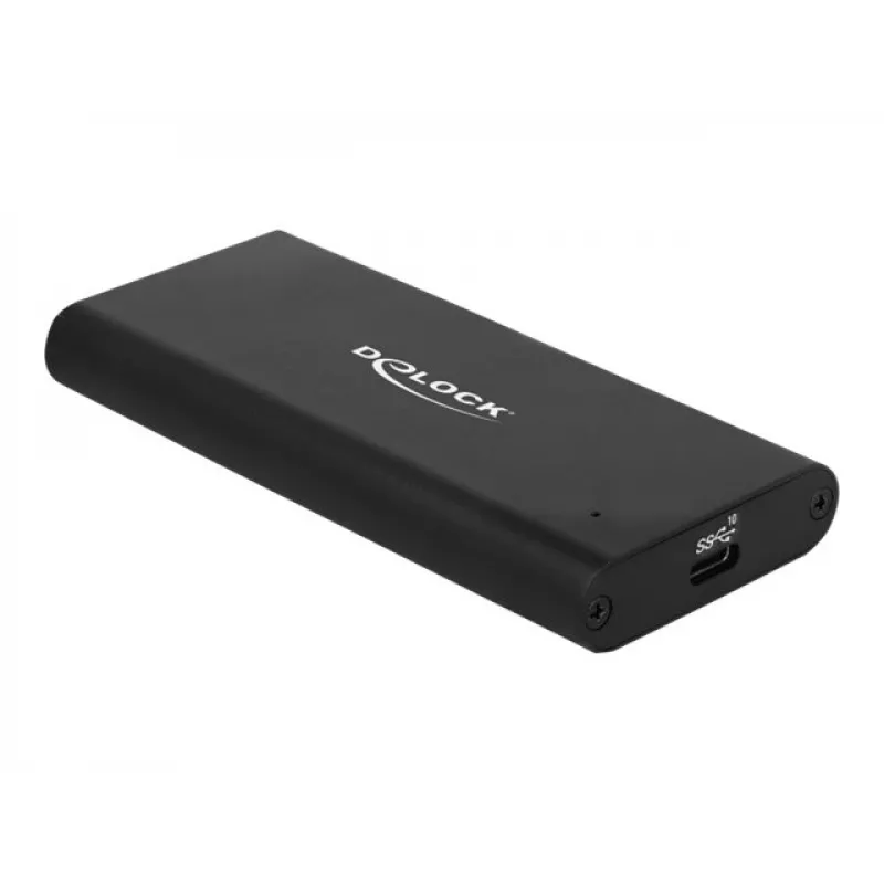 Delock - box per memoria - M.2 - scheda M.2 NVMe - USB 3.1 (Gen 2) - nero (42614)