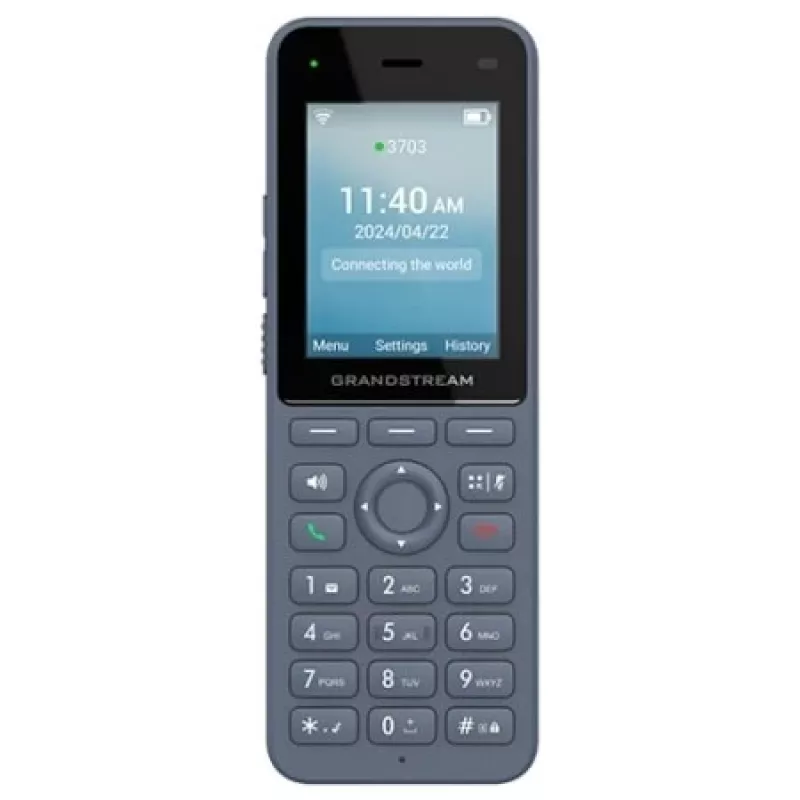 Telefono IP Grandstream Networks WP8256 antracite 3 linee LCD Wi-Fi