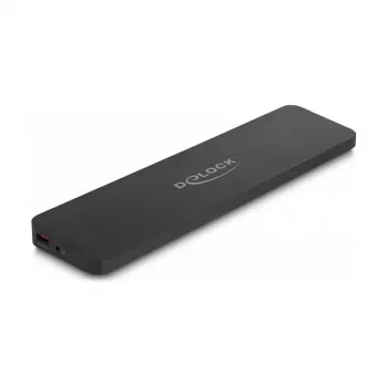 DeLOCK Docking station USB Type-C Triple Display 4K USB 5 Gbps LAN SD audio PD 80 W