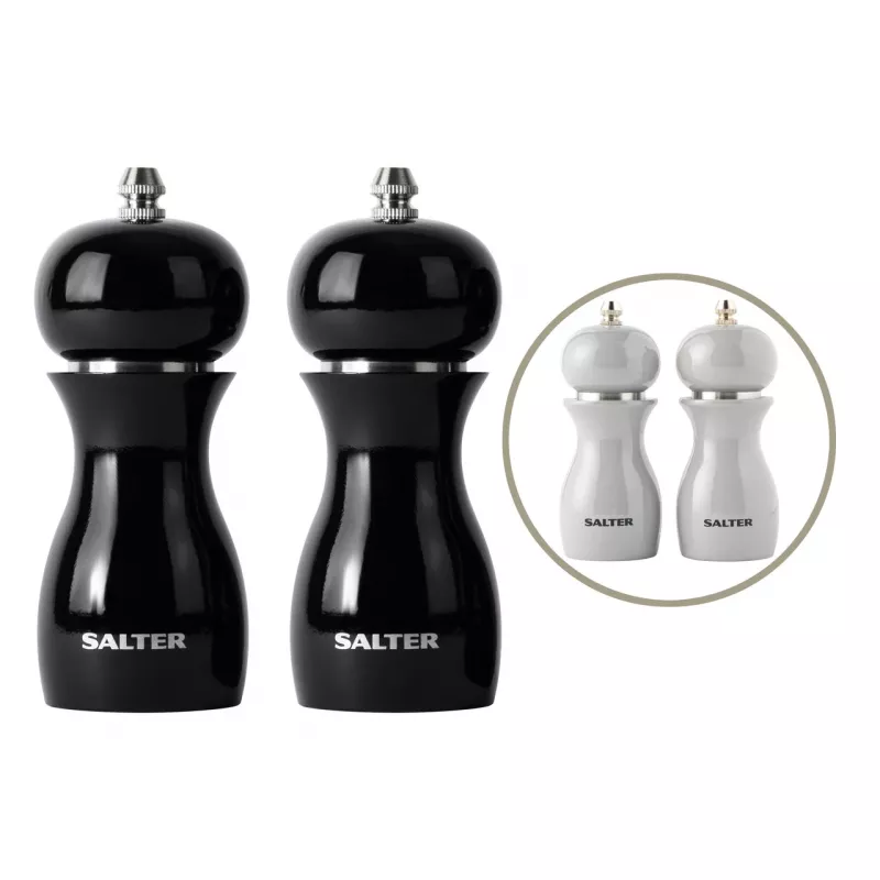 Macina sale e pepe Salter 7613 BKXRA – macinaspezie elettrici, nero lucido
