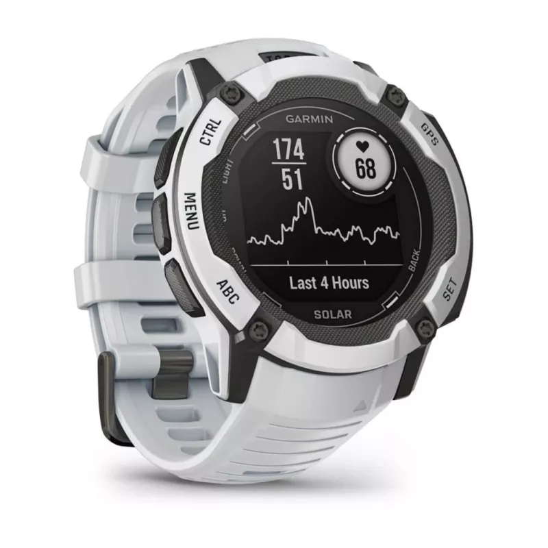 Garmin Instinct 2X Solar 2,79 cm (1,1) MIP 50 mm digitale 176 x 176 pixel touchscreen bianco GPS (satellitare)