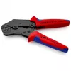 Pinza crimpatrice Knipex 97 52 14 per connettori non isolati, aperti da 0,10 a 1,5 mm²