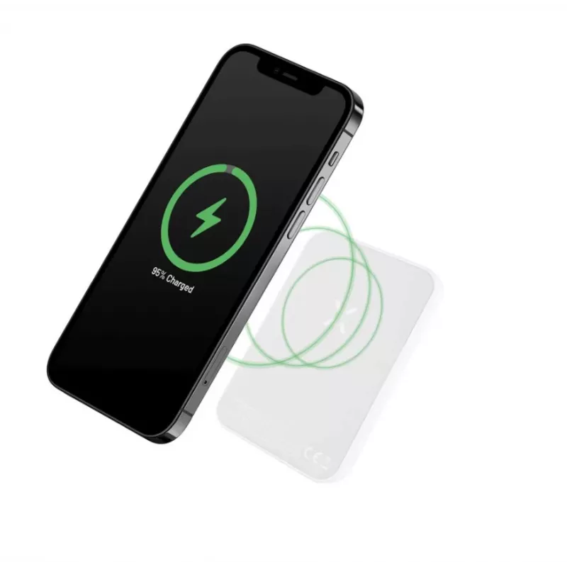 Powerbank portatile FIXED FIXZENM-6-WH — 6000 mAh, ricarica rapida USB-C, bianco