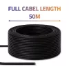Cavo patch Ethernet QOLTEC CAT6 UTP, 50 m, nero
