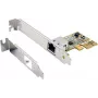 Exsys scheda Ethernet PCI-EXPRESS 1 porta incl. staffa Low Profile chipset Realtek - scheda di rete - PCI-Express