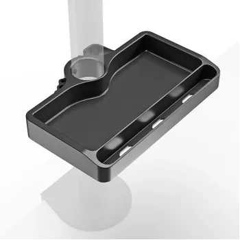 Mensola ONKRON A35, plastica ABS nera, 190×105 mm, 160 g