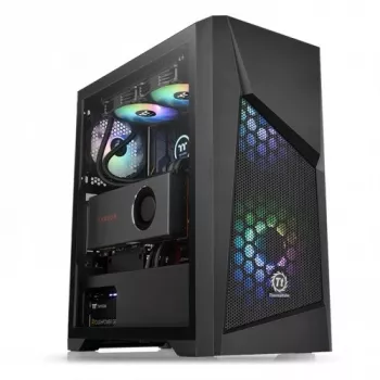 Case PC Thermaltake Commander G32 TG ARGB Midi Tower nero