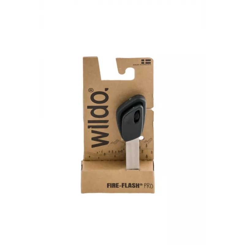 Accendifuoco di emergenza Wildo Fire-Flash Pro Large, ferrocerio, 76,2 mm, 29 g, nero