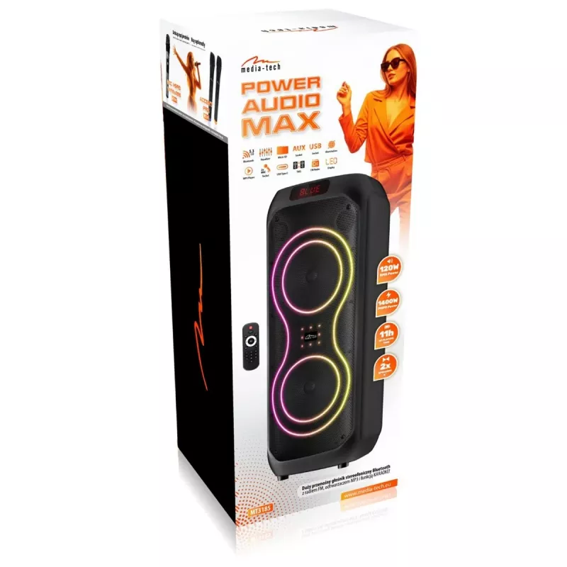 Altoparlante grande portatile Power Audio MAX MT3185