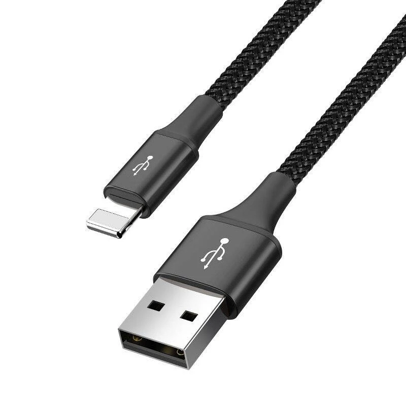 Cavo USB Baseus Fast 4in1 2xUSB-C / Lightning / Micro 3.5A 1.2m (nero)