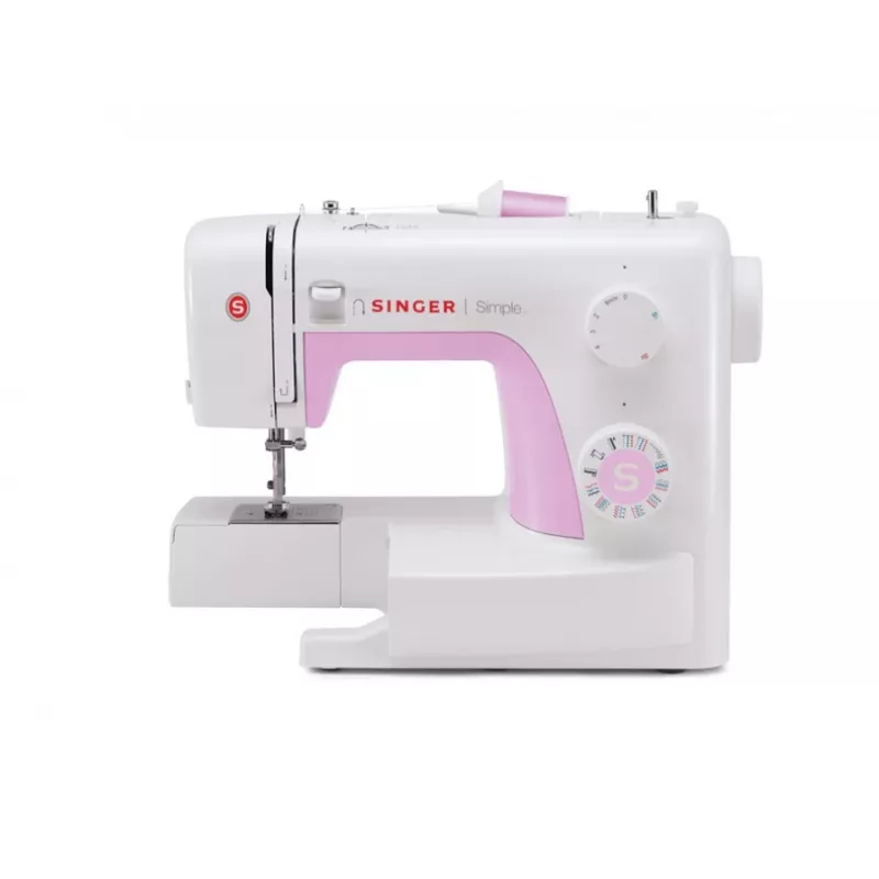 Macchina da cucire | Singer | SIMPLE 3223 | numero punti 23 | numero asole 1 | bianco/rosa