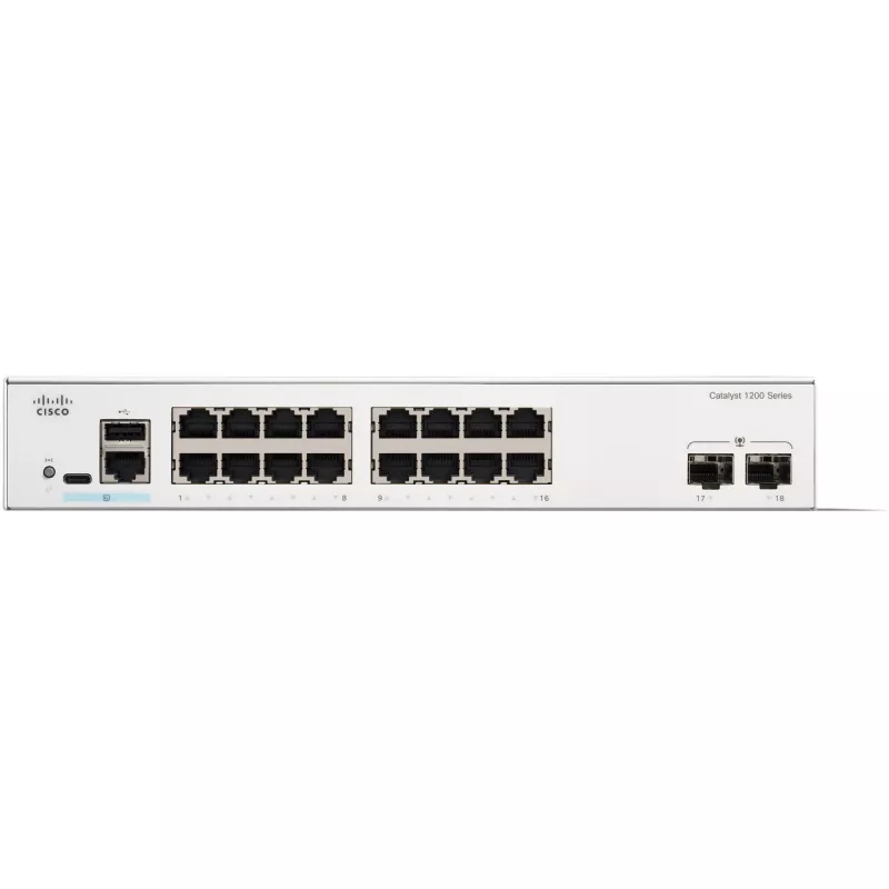 Switch managed Cisco Catalyst 1200-16T-2G 16 Port GE 2x1GE SFP