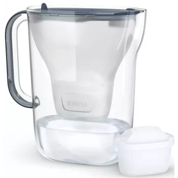 Caraffa filtrante BRITA Style Essential grafite con 4 filtri MAXTRA Pro, serbatoio 2,4 L, 1,4 L filtrati