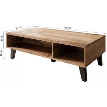 Cama Tavolino NORD 110cm rovere Wotan/antracite