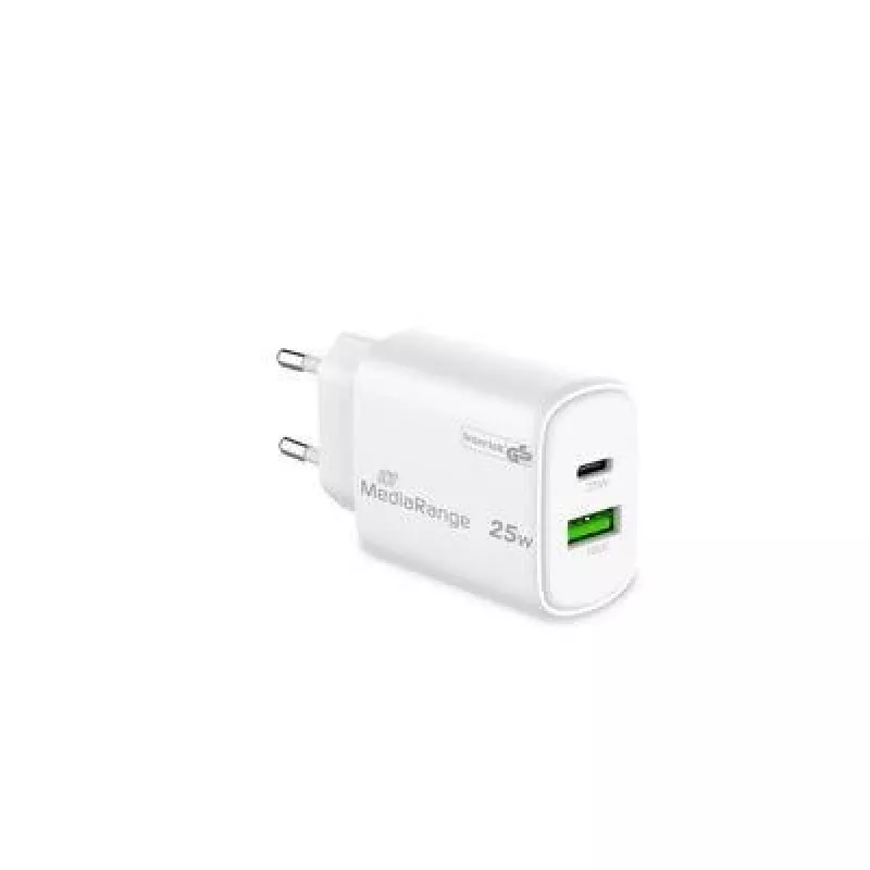 Alimentatore USB/USB-C 25W/FAST MRMA112-2 Mediarange
