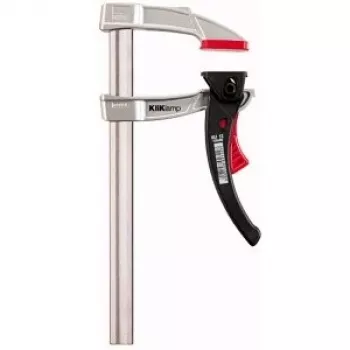 Morsetto a vite BESSEY KliKlamp KLI16 16 cm acciaio inox nero rosso