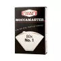 Filtri per caffè in carta usa e getta MOCCAMASTER formato tazza 1 — 80 pezzi, bianco