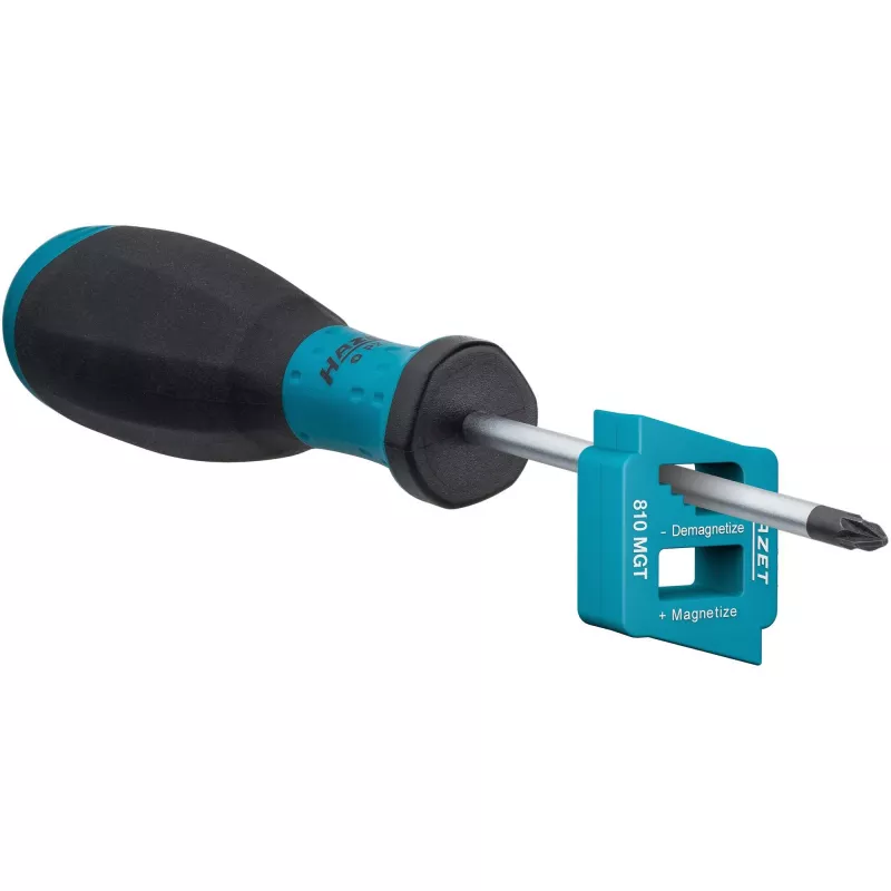 Hazet magnetizzatore/demagnetizzatore 810MGT – utensile manuale compatto per magnetizzare e demagnetizzare punte