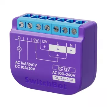 Controllo porta garage SwitchBot W5502330 — accessorio per l'automazione della smart home per il controllo remoto e l'integrazione
