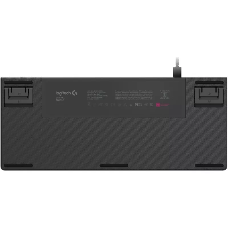 Logitech G G515 920-012880 tastiera gaming TKL, retroilluminata, switch GL Tactile, USB, AZERTY francese, nero