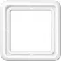 Placca per interruttore e presa a parete JUNG CD 581 WU WW, bianco, IP44