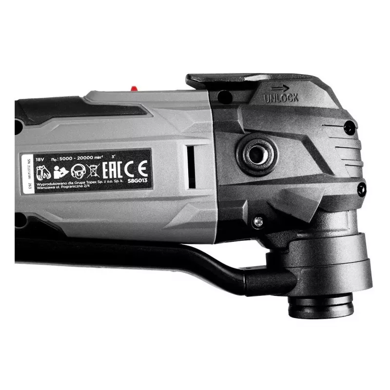 Multitool GRAPHITE Energy+ 18V 58G013 — utensile multifunzione oscillante a batteria, 18 V a batteria