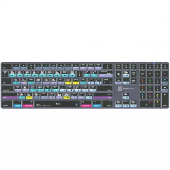 Tastiera Logickeyboard LKB-RESB-TM-UK Office Bluetooth QWERTY grigia titanio