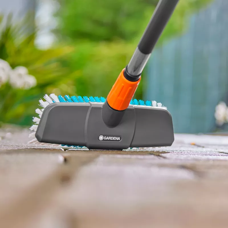 Gardena | Spazzola lavante Cleansystem per superfici più grandi e antigraffio, dura | 18816-20