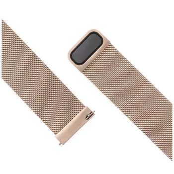 Cinturino per orologio FIXED Mesh Strap Fixed 18mm acciaio inox cambio rapido oro