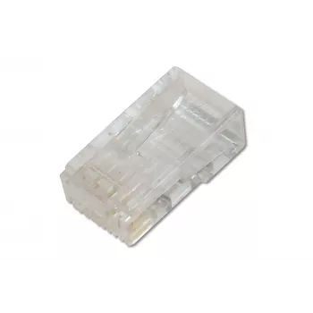 Connettore modulare Digitus CAT 6A per cavo tondo, schermato, 100 pezzi, connettore RJ-45