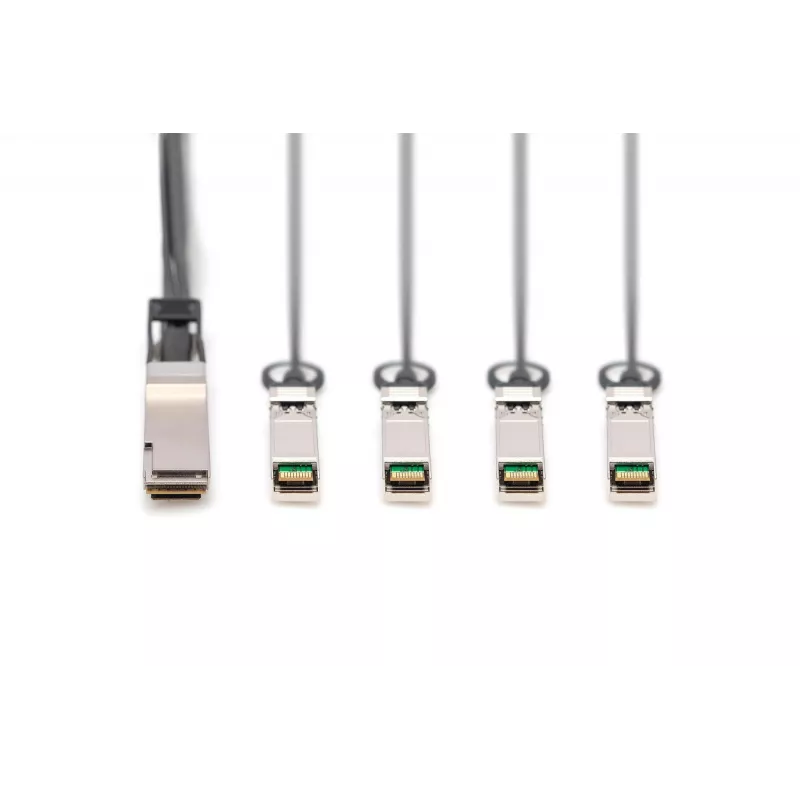 Digitus cavo Direct Attach 40G QSFP+ a 4x SFP+ 3 m