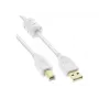 Cavo USB Microconnect USBAB2WF USB 2.0 2 m USB A USB B bianco