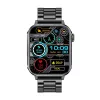 Smartwatch Colmi P80 acciaio nero con Bluetooth e cardiofrequenzimetro