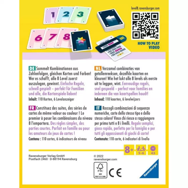 Level 8, gioco di carte