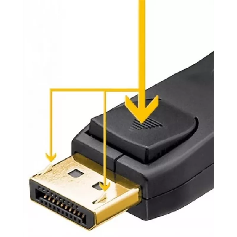 Goobay cavo DISPLAYPORT 1.4, 5M, 32,4 GBit/s, 8K@60Hz/4K@240Hz
