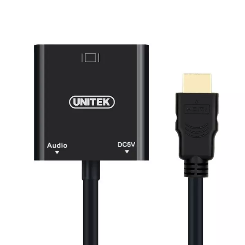 UNITEK Y-6333 schede di interfaccia/adattatore 3,5 mm, VGA