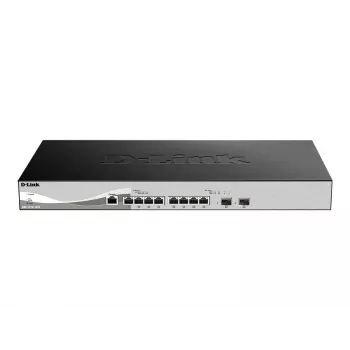 D-Link DXS-1210-10TS managed L2/L3 10G Ethernet (100/1000/10000) 1U nero, argento