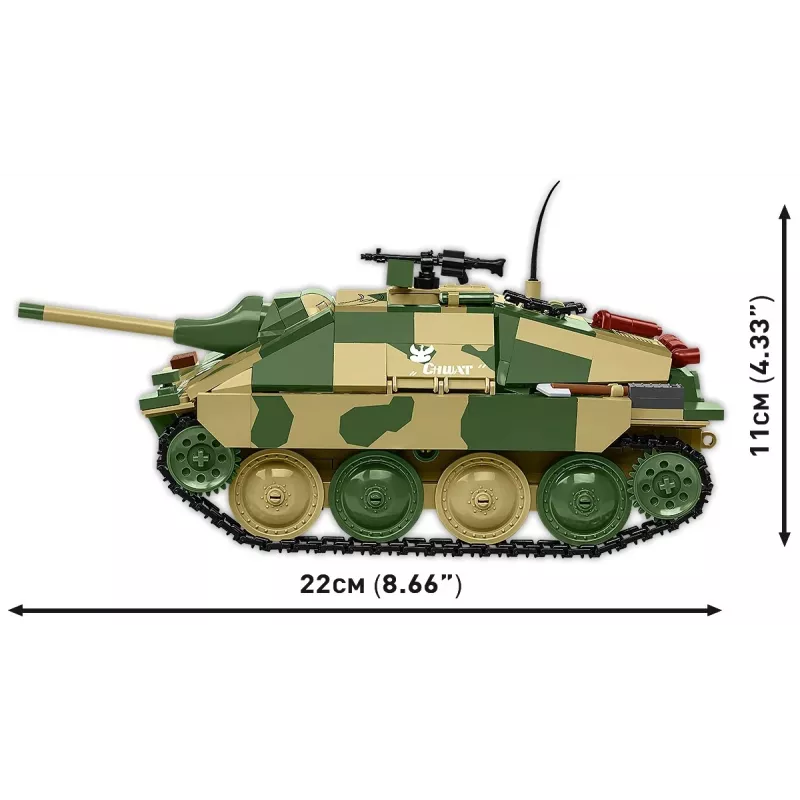 Set di costruzioni Cobi Blocks Jagdpanzer 38t Brave, 731 pezzi