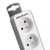 Prolunga elettrica Qoltec 50288 1,8 m 4 prese AC per interni bianco