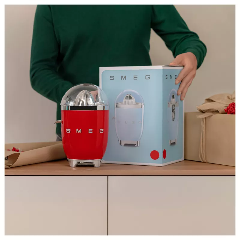 Spremiagrumi elettrico Smeg CJF11RDEU 70 W rosso acciaio inox