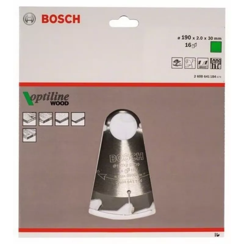 Bosch 2 608 641 184 lama circolare 19 cm 1 pz.