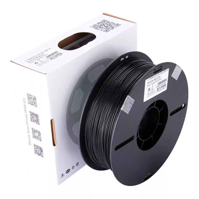 PLA+ 1,75 mm nero 1 kg