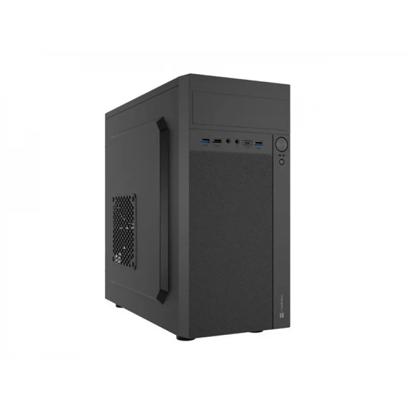 Case PC NATEC Helix Mini Tower nero — microATX/Mini-ITX, 3×3,5