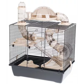 INTER-ZOO Rocky + Terrace beige - gabbia per un criceto